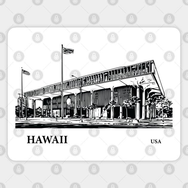 Hawaii State USA Magnet by Lakeric